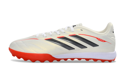 Adidas Copa Pure 3 Elite TF Artificial Turf Soccer Shoes - White/Fiery Red/Black