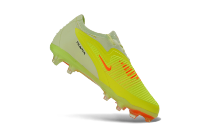 Nike Phantom 6 Elite Low FG Firm Ground Soccer Cleats - Yellow/Neon Green/Fluorescent Orange