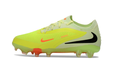 Nike Phantom 6 Elite Low FG Firm Ground Soccer Cleats - Yellow/Neon Green/Fluorescent Orange