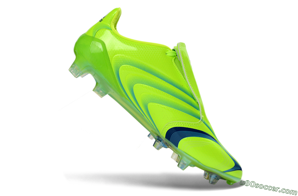 Adidas F50 Elite FG Firm Ground Soccer Cleats - Green/Electric Green/Blue Accent 4