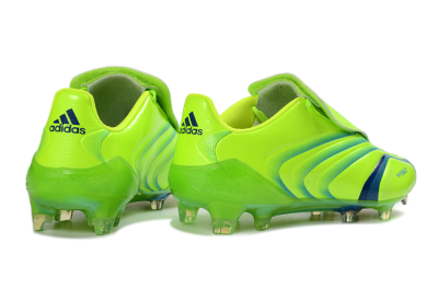 Adidas F50 Elite FG Firm Ground Soccer Cleats - Green/Electric Green/Blue Accent