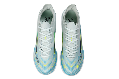 Adidas F50 Pro TF Artificial Turf Soccer Shoes - Blue/Aqua Blue/Neon Yellow