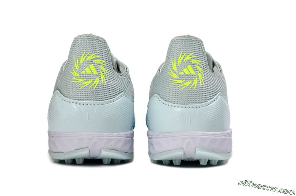 Adidas F50 Pro TF Artificial Turf Soccer Shoes - Blue/Aqua Blue/Neon Yellow 5