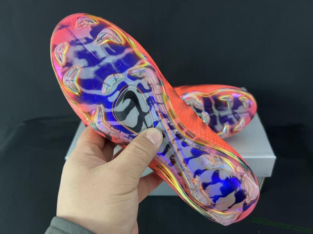 Nike Air Zoom Mercurial Vapor 16 Elite FG Firm Ground Soccer Cleats - Orange/Fiery Sunset/Abyssal Blue