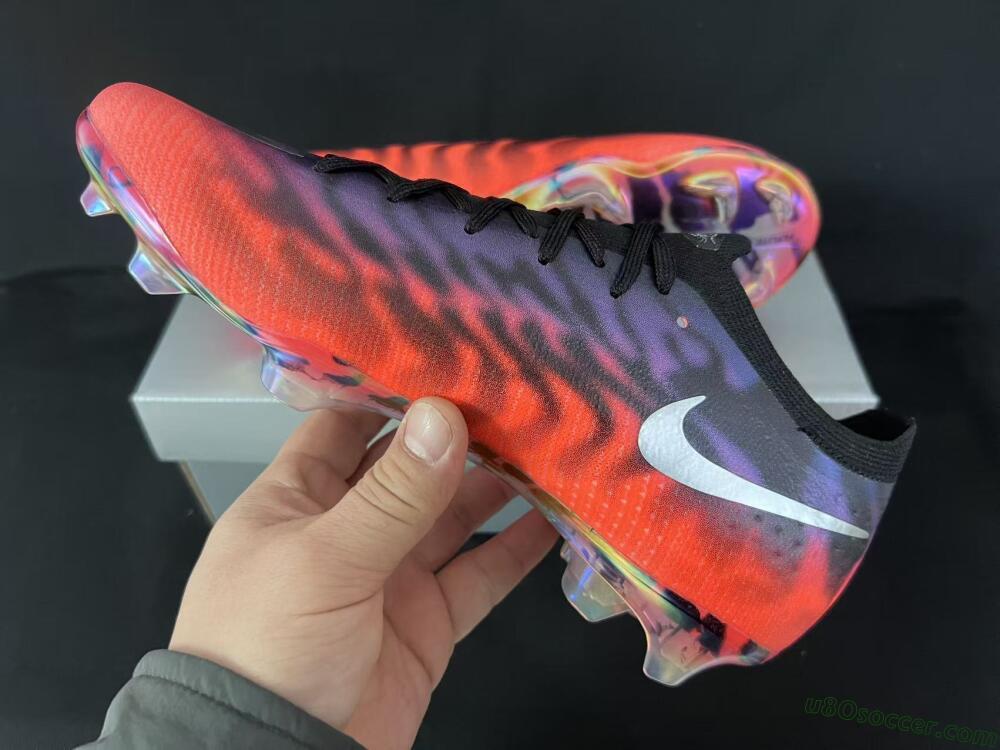 Nike Air Zoom Mercurial Vapor 16 Elite FG Firm Ground Soccer Cleats - Orange/Fiery Sunset/Abyssal Blue