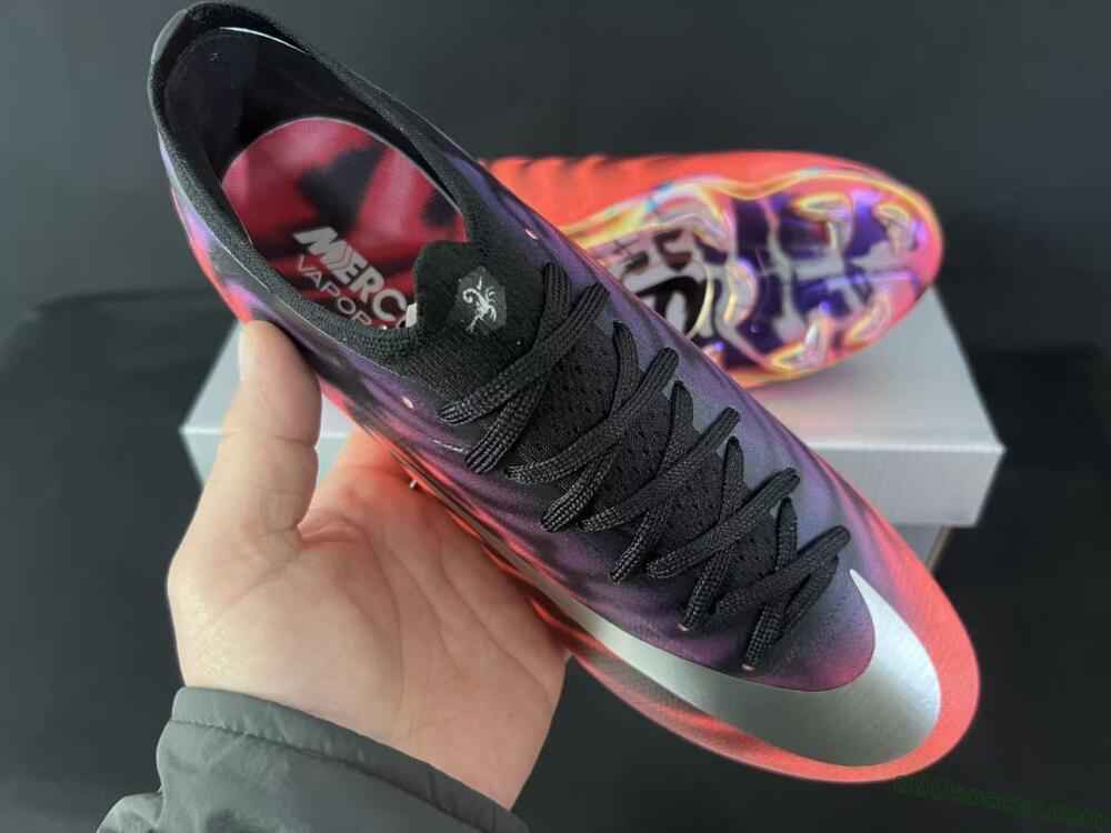 Nike Air Zoom Mercurial Vapor 16 Elite FG Firm Ground Soccer Cleats - Orange/Fiery Sunset/Abyssal Blue