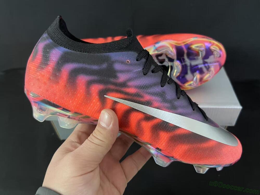 Nike Air Zoom Mercurial Vapor 16 Elite FG Firm Ground Soccer Cleats - Orange/Fiery Sunset/Abyssal Blue