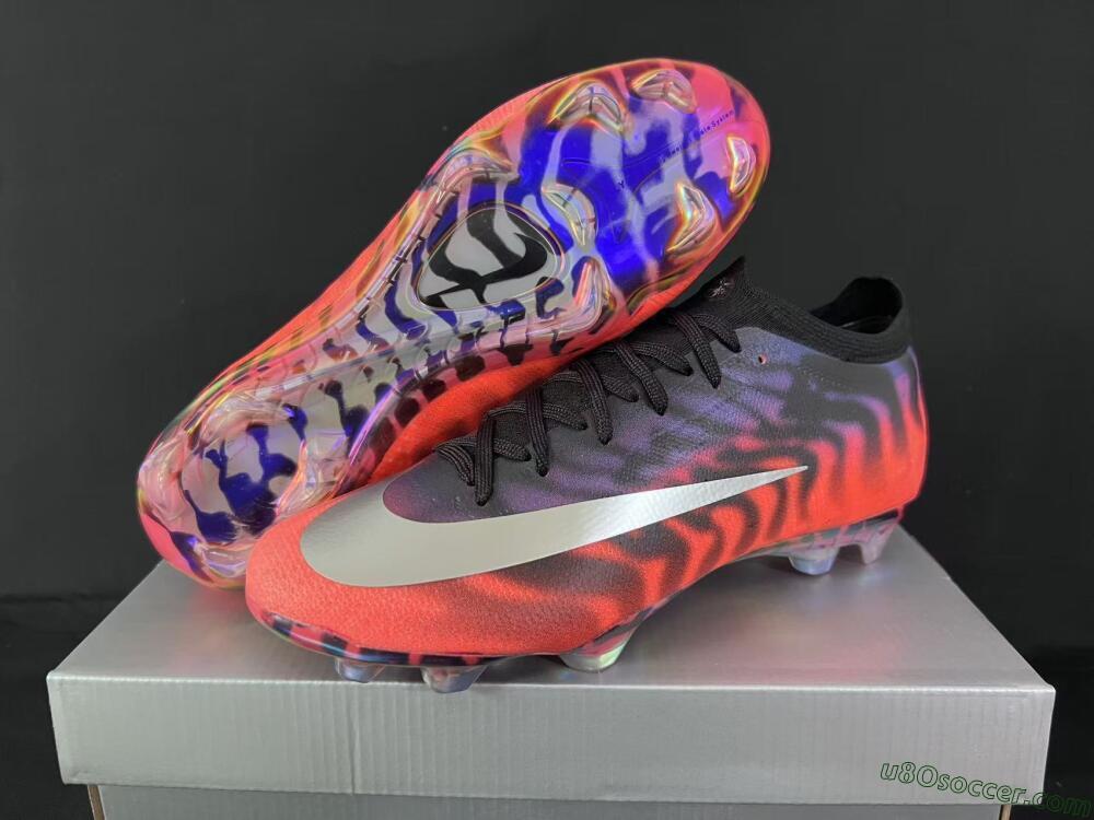 Nike Air Zoom Mercurial Vapor 16 Elite FG Firm Ground Soccer Cleats - Orange/Fiery Sunset/Abyssal Blue