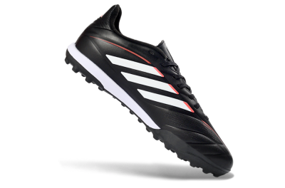 Adidas Copa Pure 2+ Elite TF Artificial Turf Soccer Shoes - Black/White/Crimson