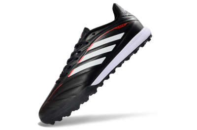 Adidas Copa Pure 2+ Elite TF Artificial Turf Soccer Shoes - Black/White/Crimson