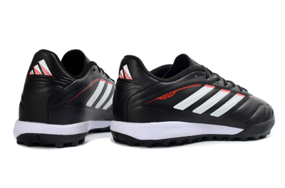 Adidas Copa Pure 2+ Elite TF Artificial Turf Soccer Shoes - Black/White/Crimson