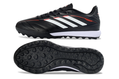 Adidas Copa Pure 2+ Elite TF Artificial Turf Soccer Shoes - Black/White/Crimson