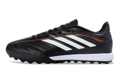 Adidas Copa Pure 2+ Elite TF Artificial Turf Soccer Shoes - Black/White/Crimson