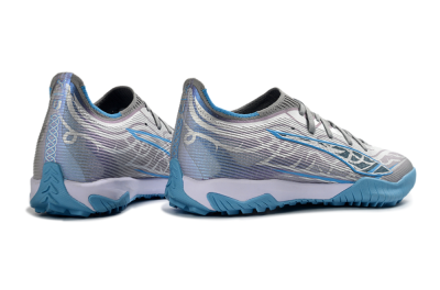 Puma Ultra Ultimate TF Artificial Turf Soccer Shoes - Gray/Sky Blue/Silver