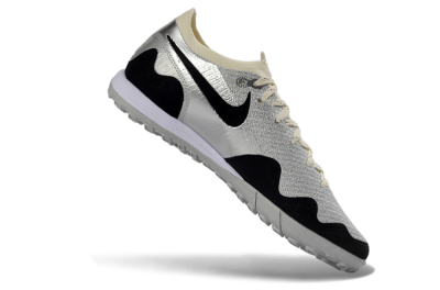 Patta United x Nike Air Zoom Mercurial Vapor 16 Elite TF Artificial Turf Soccer Shoes - Silver/Black/Silver