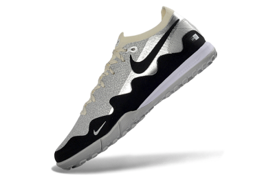 Patta United x Nike Air Zoom Mercurial Vapor 16 Elite TF Artificial Turf Soccer Shoes - Silver/Black/Silver