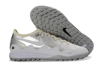 Patta United x Nike Air Zoom Mercurial Vapor 16 Elite TF Artificial Turf Soccer Shoes - Silver/Black/Silver