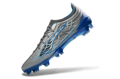 Puma Ultra Ultimate FG Firm Ground Soccer Cleats - Gray/Electric Blue/Deep Ocean
