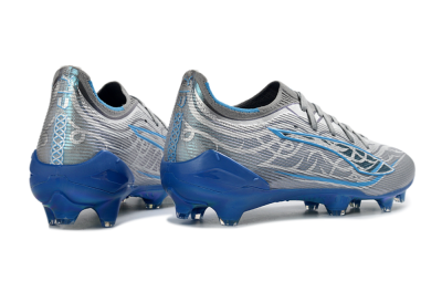 Puma Ultra Ultimate FG Firm Ground Soccer Cleats - Gray/Electric Blue/Deep Ocean