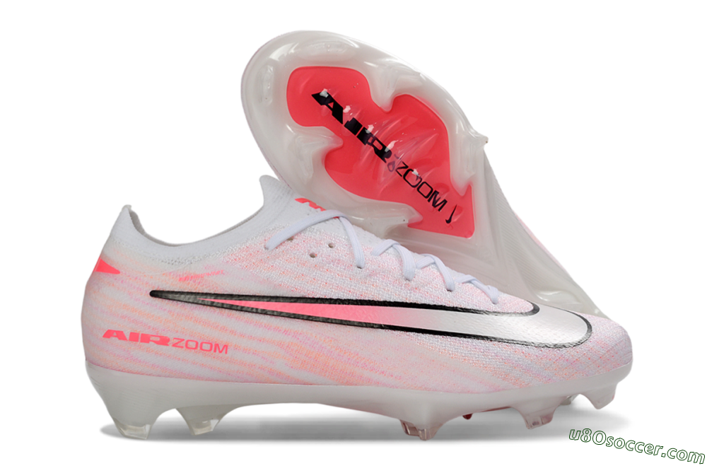 Nike Air Zoom Mercurial Vapor 16 Elite FG Firm Ground Soccer Cleats - Pink/Electro Pink/Snow White 1