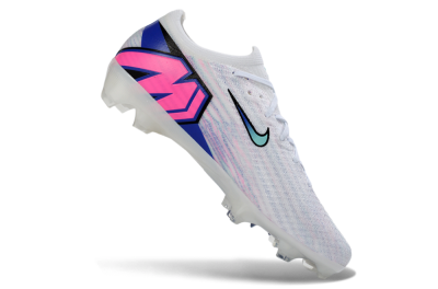 Nike Air Zoom Mercurial Vapor 16 Elite FG Firm Ground Soccer Cleats - White/Aqua Blue/Misty Pink