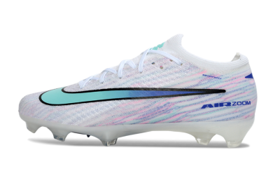 Nike Air Zoom Mercurial Vapor 16 Elite FG Firm Ground Soccer Cleats - White/Aqua Blue/Misty Pink