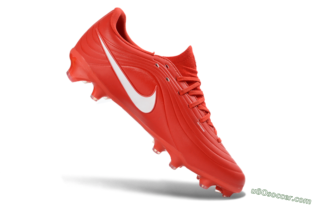 Nike Tiempo Legend 11 Elite FG Firm Ground Soccer Cleats - Red/Fiery Red/White 4
