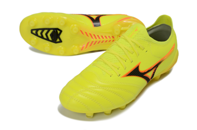 Mizuno Morelia Neo 4 FG Firm Ground Soccer Cleats - Yellow/Electric Yellow/Black