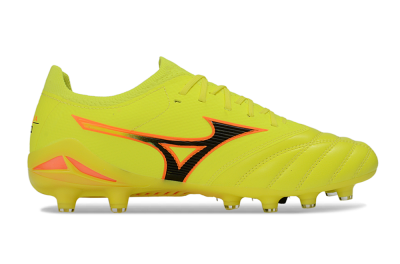 Mizuno Morelia Neo 4 FG Firm Ground Soccer Cleats - Yellow/Electric Yellow/Black