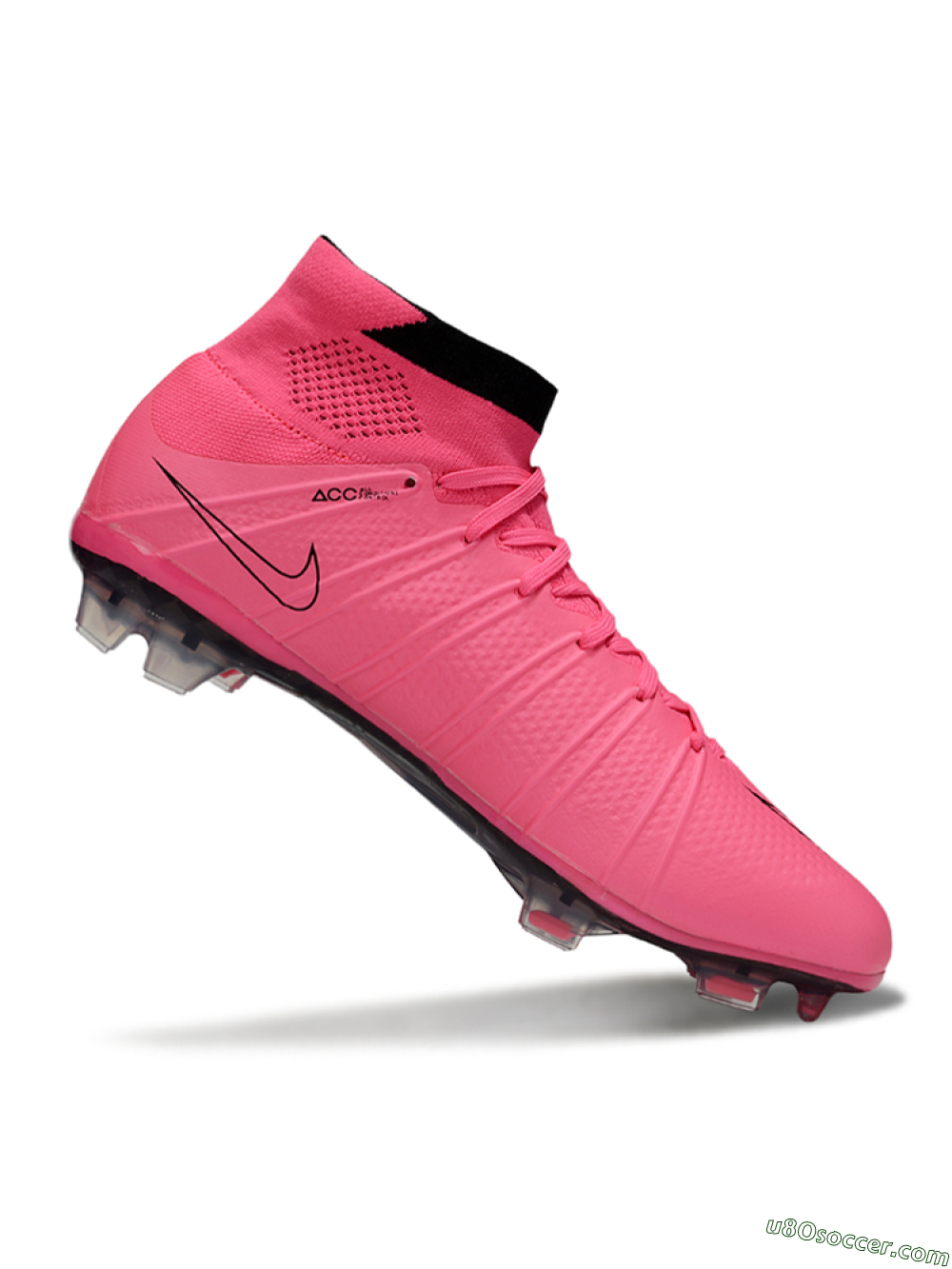 Nike Zoom Mercurial Superfly 4 Elite FG Firm Ground Soccer Cleats - Pink/Vibrant Pink/Jet Black 4