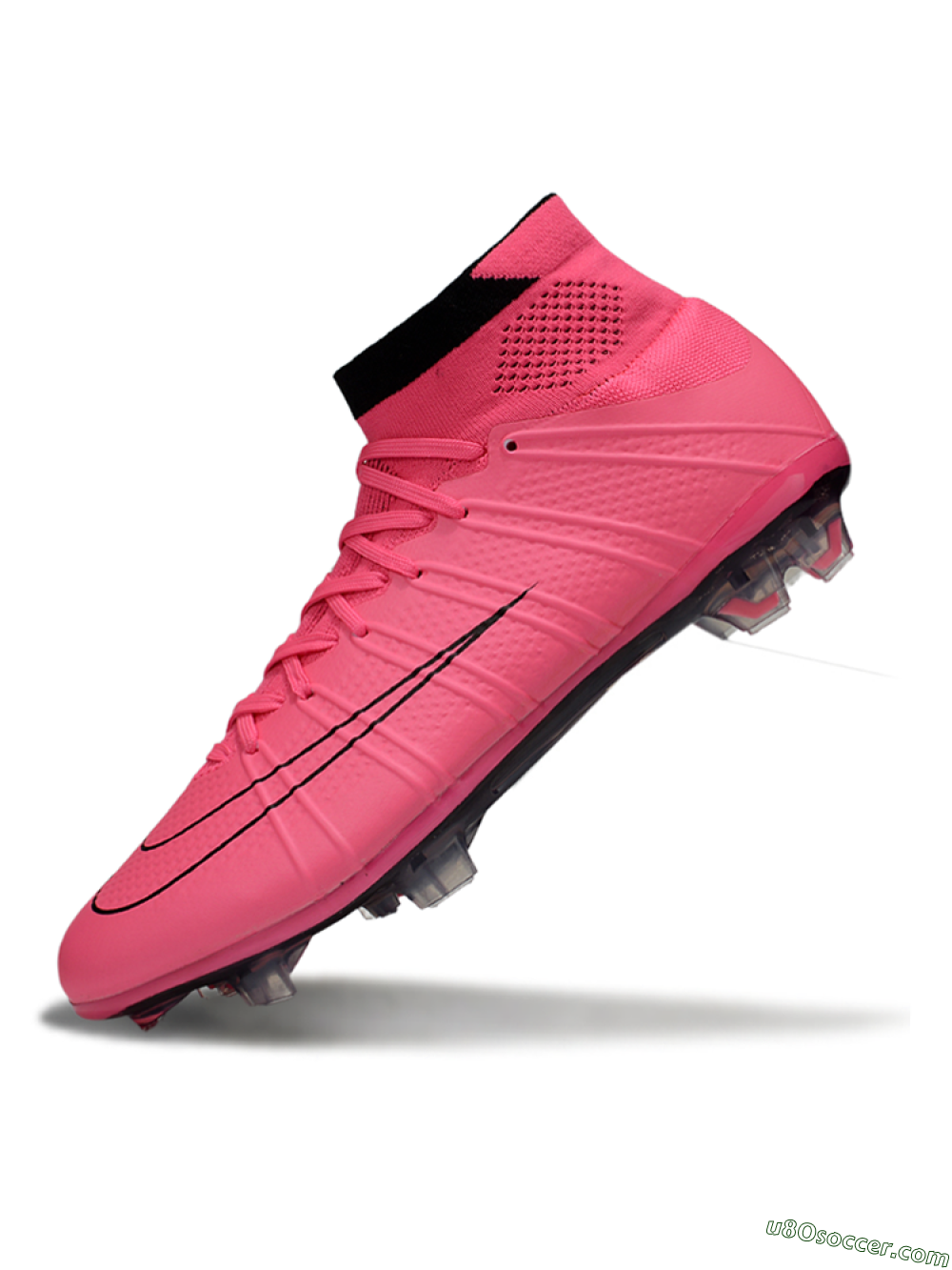 Nike Zoom Mercurial Superfly 4 Elite FG Firm Ground Soccer Cleats - Pink/Vibrant Pink/Jet Black 5