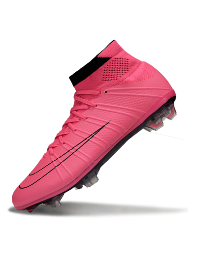 Nike Zoom Mercurial Superfly 4 Elite FG Firm Ground Soccer Cleats - Pink/Vibrant Pink/Jet Black