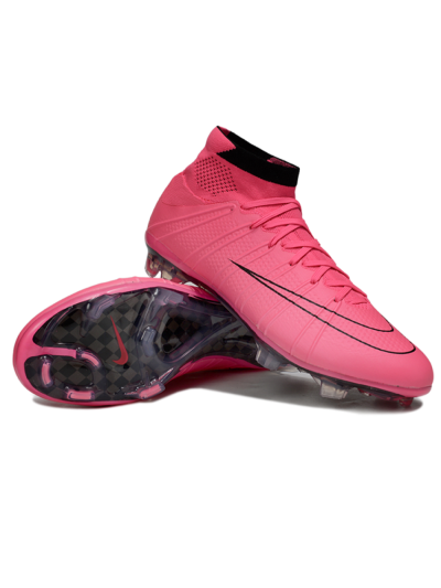 Nike Zoom Mercurial Superfly 4 Elite FG Firm Ground Soccer Cleats - Pink/Vibrant Pink/Jet Black