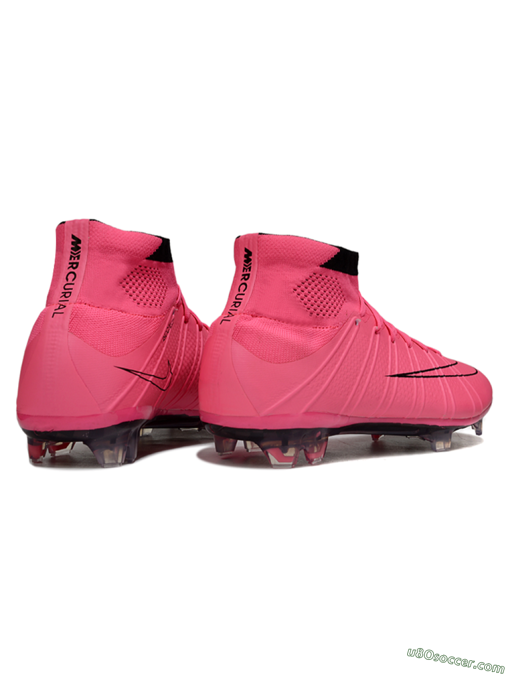 Nike Zoom Mercurial Superfly 4 Elite FG Firm Ground Soccer Cleats - Pink/Vibrant Pink/Jet Black 6