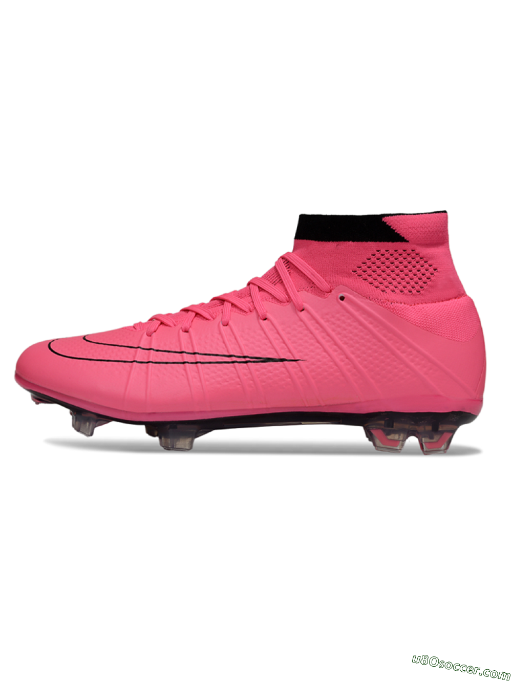 Nike Zoom Mercurial Superfly 4 Elite FG Firm Ground Soccer Cleats - Pink/Vibrant Pink/Jet Black 2