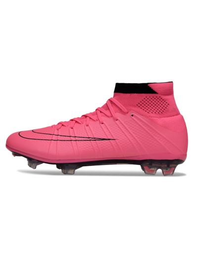 Nike Zoom Mercurial Superfly 4 Elite FG Firm Ground Soccer Cleats - Pink/Vibrant Pink/Jet Black
