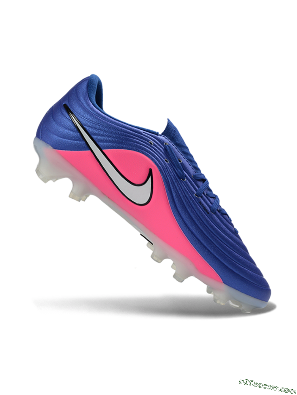 Nike Tiempo Legend 11 Elite FG Firm Ground Soccer Cleats - Blue/Neon Pink/Black 4