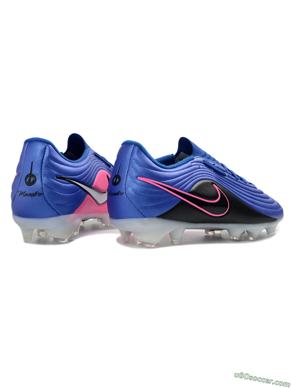 Nike Tiempo Legend 11 Elite FG Firm Ground Soccer Cleats - Blue/Neon Pink/Black 6