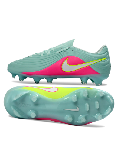 Nike Tiempo Legend 11 Elite FG Firm Ground Soccer Cleats - Aqua/Neon Pink/Lime Green