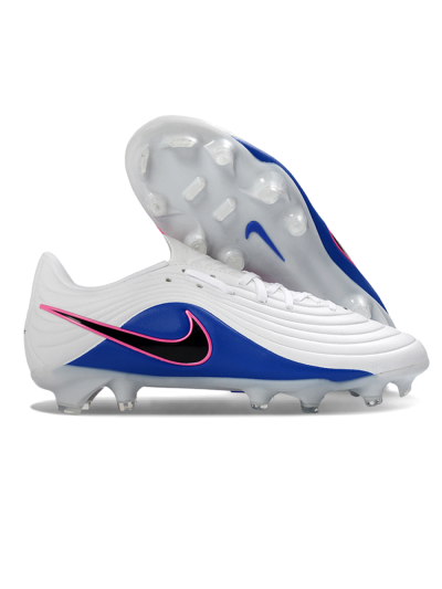 Nike Tiempo Legend 11 Elite FG Firm Ground Soccer Cleats - White/Electric Blue/Fusion Pink