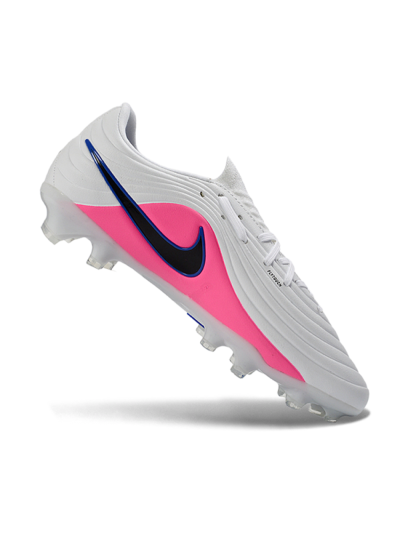 Nike Tiempo Legend 11 Elite FG Firm Ground Soccer Cleats - White/Electric Blue/Fusion Pink