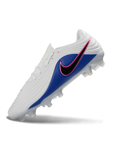 Nike Tiempo Legend 11 Elite FG Firm Ground Soccer Cleats - White/Electric Blue/Fusion Pink