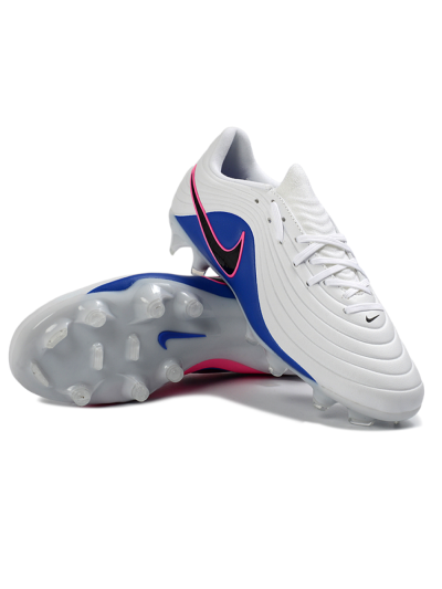Nike Tiempo Legend 11 Elite FG Firm Ground Soccer Cleats - White/Electric Blue/Fusion Pink