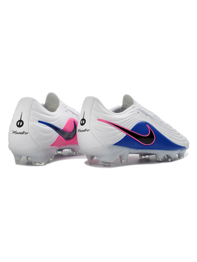 Nike Tiempo Legend 11 Elite FG Firm Ground Soccer Cleats - White/Electric Blue/Fusion Pink