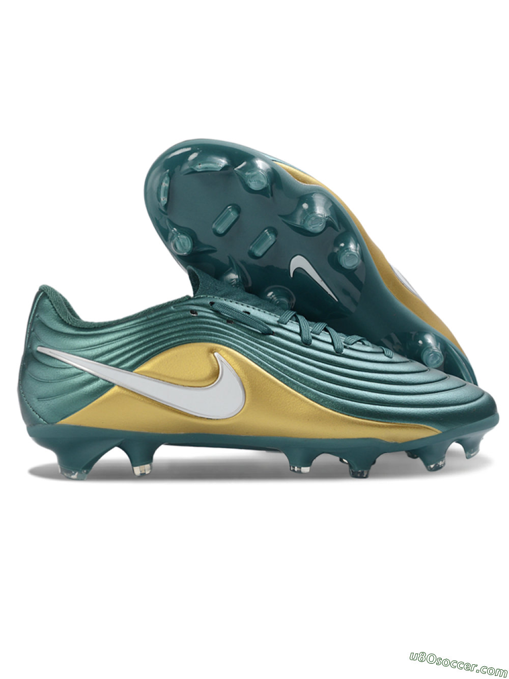 Nike Tiempo Legend 11 Elite FG Firm Ground Soccer Cleats - Teal/Luminous Gold/Metallic Silver 1