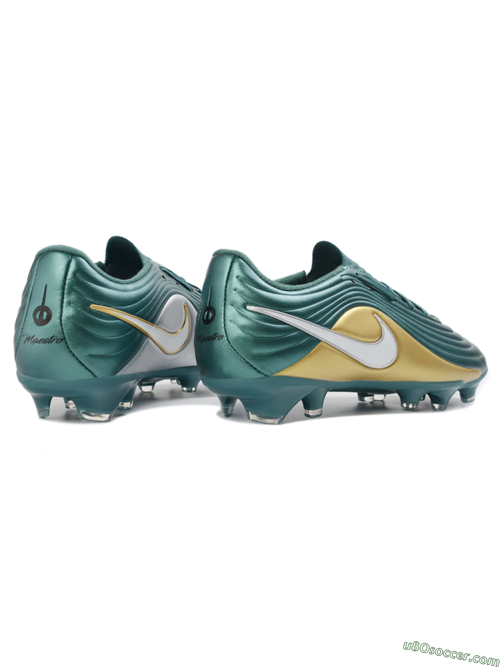 Nike Tiempo Legend 11 Elite FG Firm Ground Soccer Cleats - Teal/Luminous Gold/Metallic Silver 6