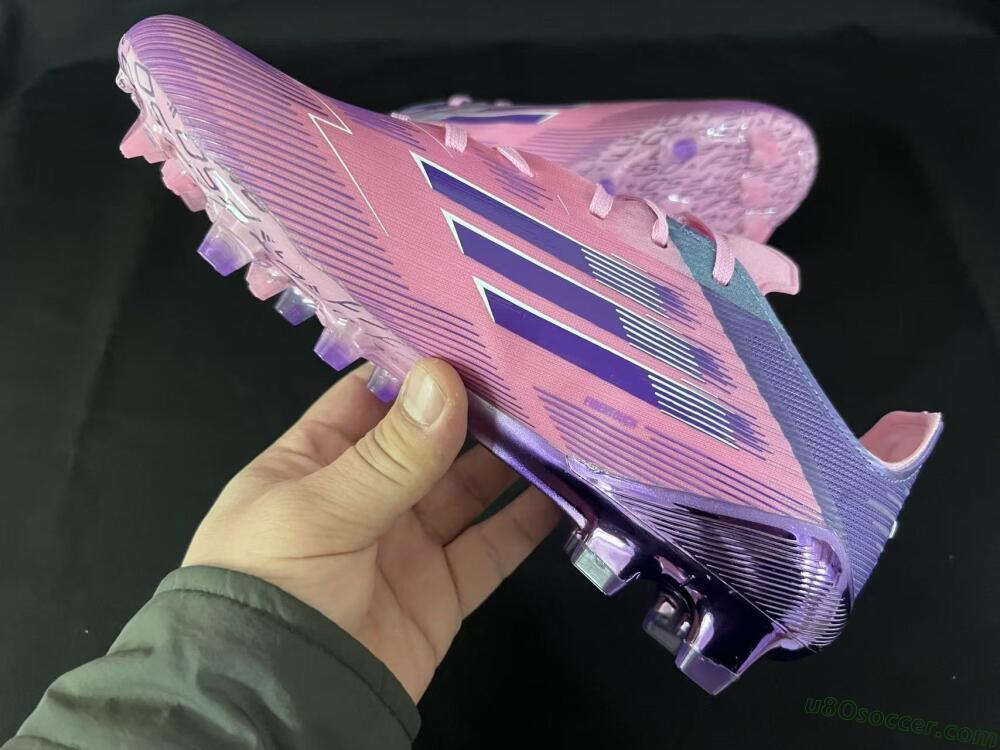 Adidas F50 Elite FG Firm Ground Soccer Cleats - Pink/Vivid Purple/Soft Pink