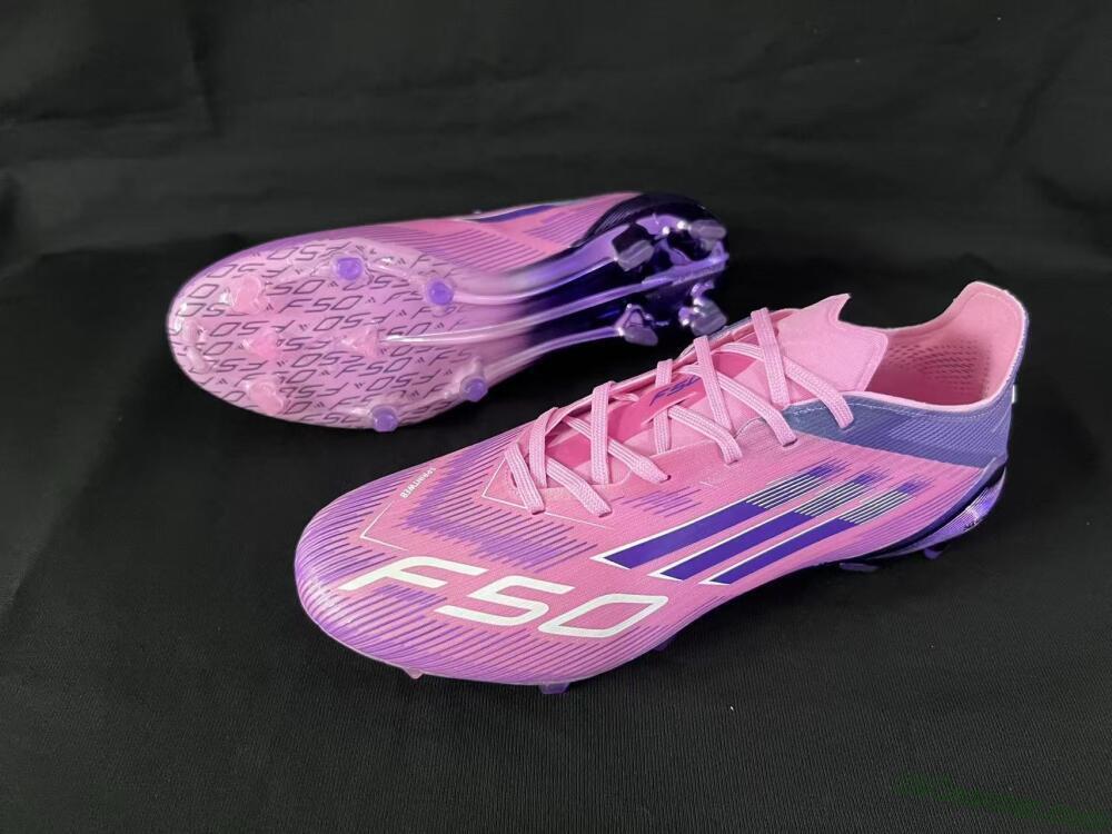 Adidas F50 Elite FG Firm Ground Soccer Cleats - Pink/Vivid Purple/Soft Pink