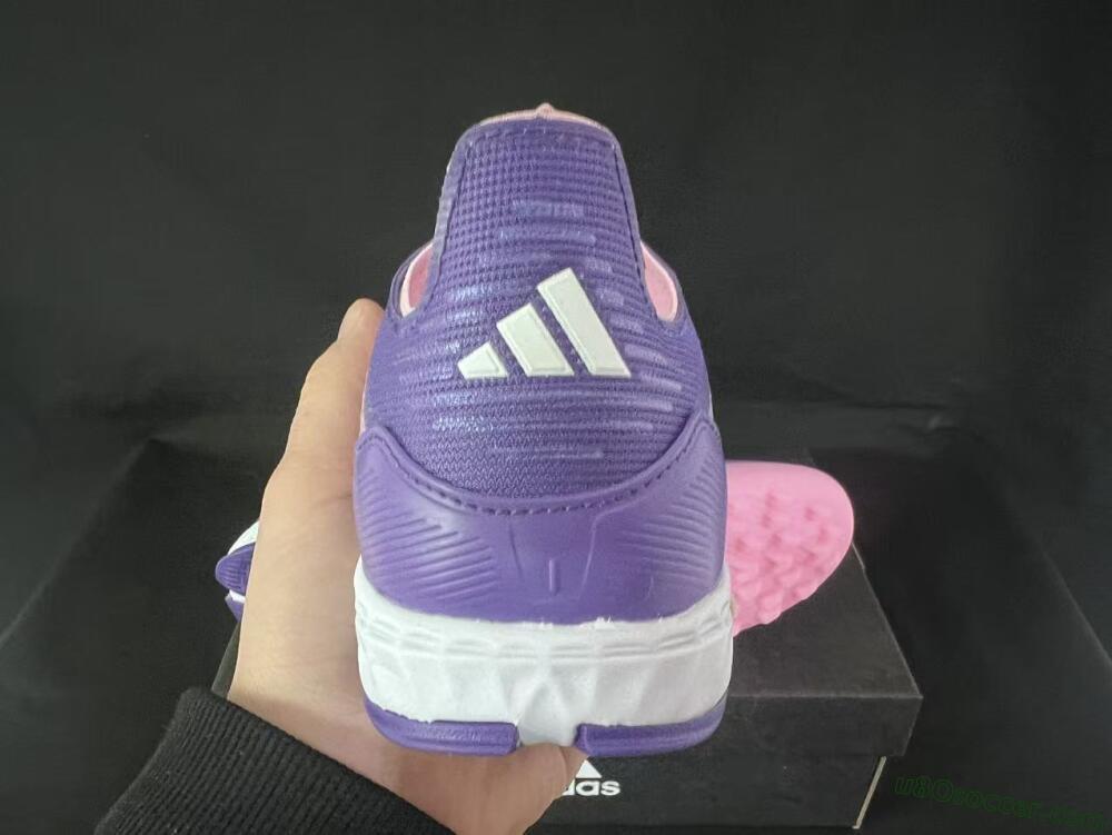 Adidas F50 Pro TF Artificial Turf Soccer Shoes - Pink/Vibrant Pink/Deep Purple