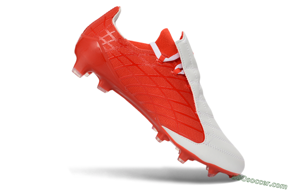 Adidas F50 Elite FG Firm Ground Soccer Cleats - Red/Bright Crimson/White 4